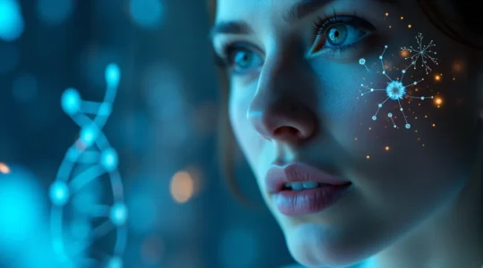 Vision futuriste de l'esthétique avec technologies de pointe pour les soins de la peau