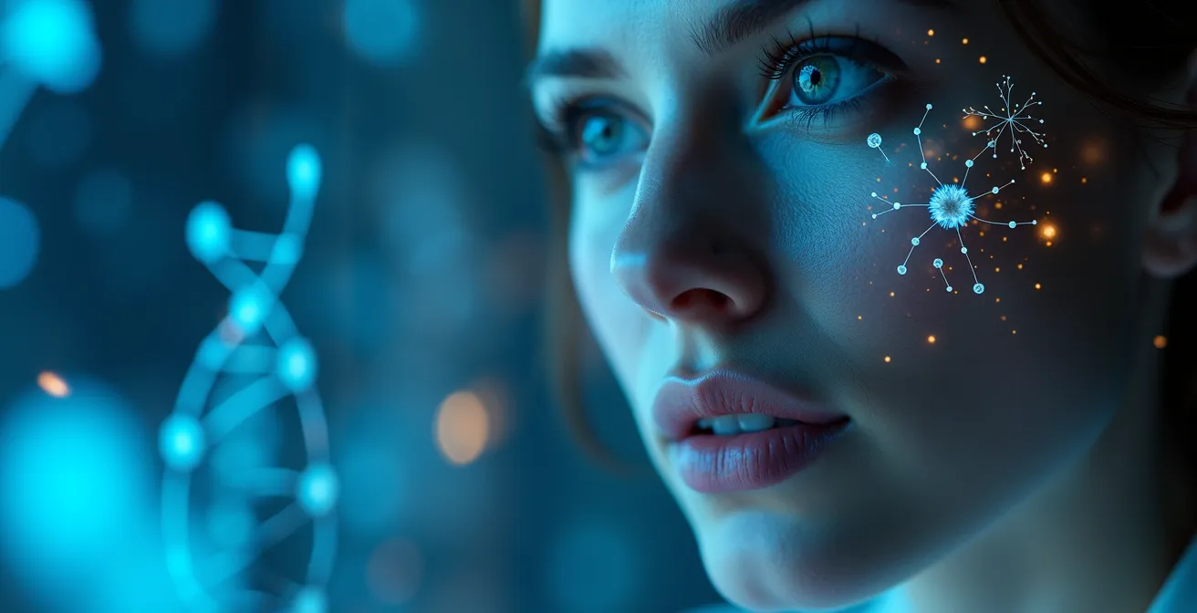 Vision futuriste de l'esthétique avec technologies de pointe pour les soins de la peau