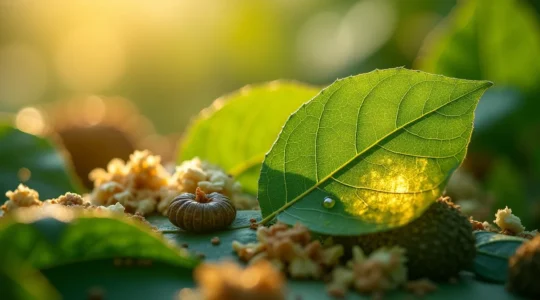 Illustration de plantes naturelles et minérales symbolisant le pouvoir des cosmétiques botaniques sur la beauté de la peau