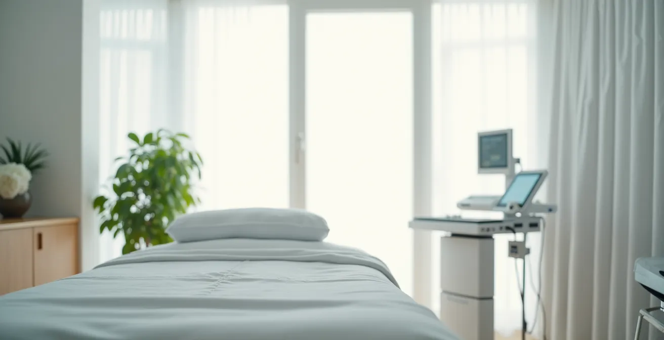 Système de refroidissement par jet d'air froid pendant une séance d'épilation laser